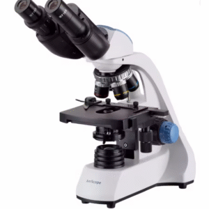 Microscopio compuesto binocular LED AmScope 40X-2000X con etapa mecánica, Oculares 10X, Alimentación: CA 110/240V, 50/60 Hz, Objetivos 4X, 10X, 40X 100X
